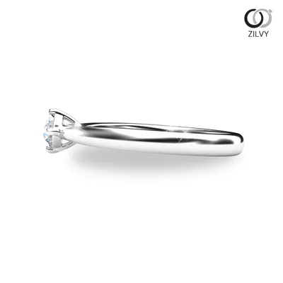 แหวนเพชรผู้หญิง รุ่น GR684 - มุมข้าง