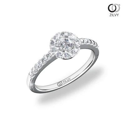 แหวนเพชรผู้หญิง รุ่น GR687 - ภาพเต็ม