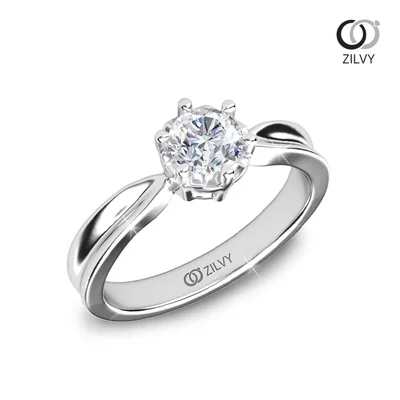 แหวนเพชรผู้หญิง รุ่น GR690 - มุมเปอร์สเปกทีฟ