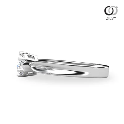 แหวนเพชรผู้หญิง รุ่น GR690 - มุมข้าง