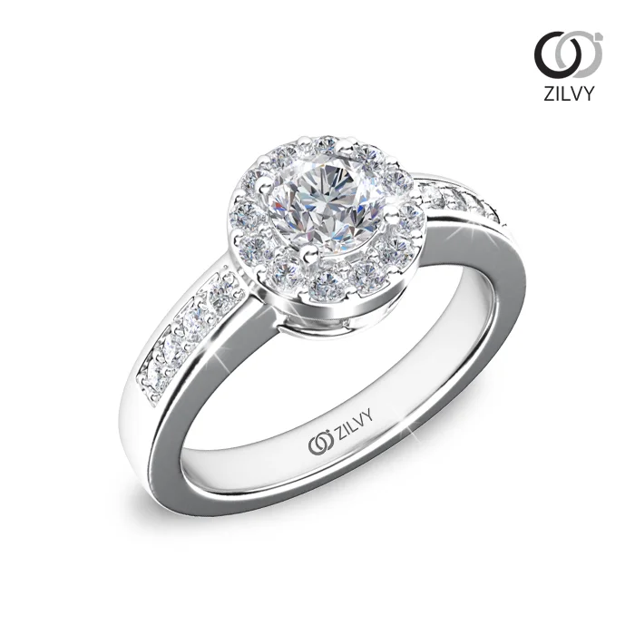 แหวนเพชร Coraline Halo