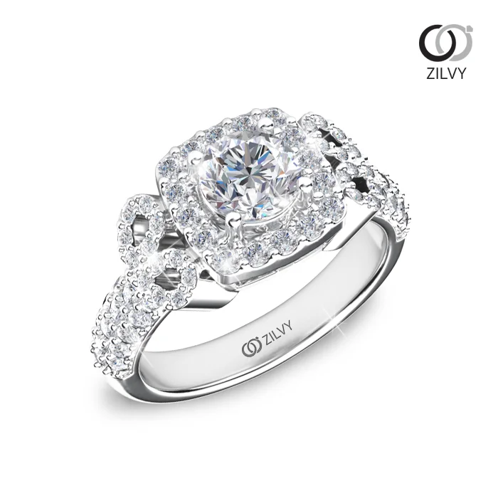 แหวนเพชร Dove Halo