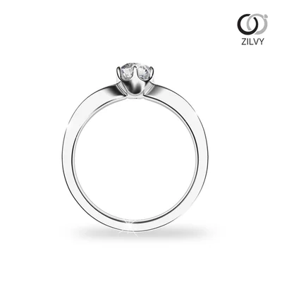 แหวนเพชรผู้หญิง รุ่น GR700 - มุมหน้า