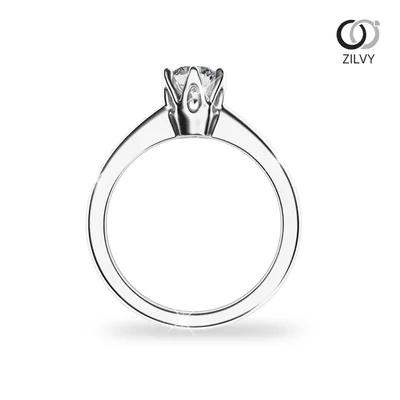 แหวนเพชรผู้หญิง รุ่น GR701 - มุมหน้า