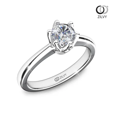 แหวนเพชรผู้หญิง รุ่น GR701 - มุมเปอร์สเปกทีฟ