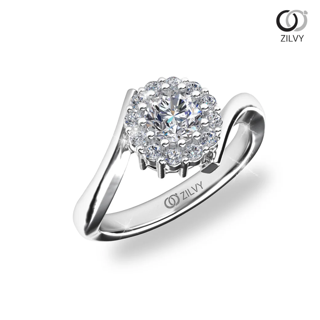 แหวนเพชร Daphne Halo