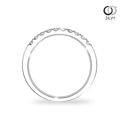 แหวนเพชรผู้หญิง รุ่น GR703 - มุมหน้า