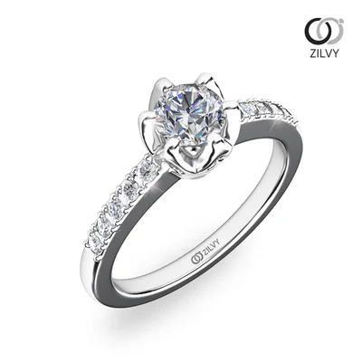 แหวนเพชรผู้หญิง รุ่น GR705 - มุมเปอร์สเปกทีฟ