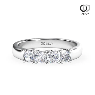 แหวนเพชรผู้หญิง รุ่น GR707 - มุมบน