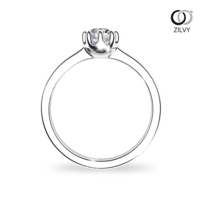 แหวนเพชรผู้หญิง รุ่น GR708 - มุมหน้า