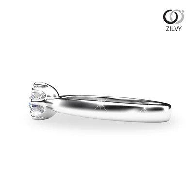 แหวนเพชรผู้หญิง รุ่น GR708 - มุมข้าง