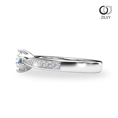 แหวนเพชรผู้หญิง รุ่น GR717 - มุมข้าง