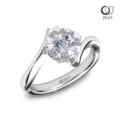 แหวนเพชรผู้หญิง รุ่น GR719 - มุมเปอร์สเปกทีฟ