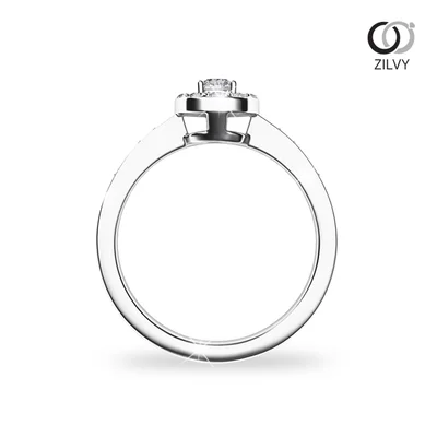 แหวนเพชรผู้หญิง รุ่น GR720 - มุมหน้า