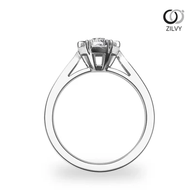 แหวนเพชรผู้หญิง รุ่น GR722 - มุมหน้า