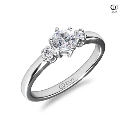 แหวนเพชรผู้หญิง รุ่น GR737 - มุมเปอร์สเปกทีฟ