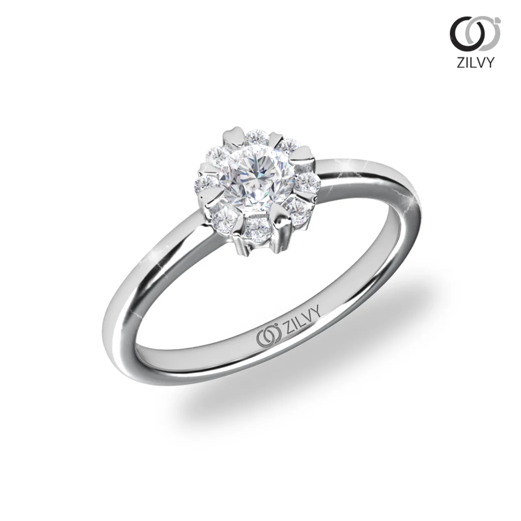 แหวนเพชร Primrose Halo