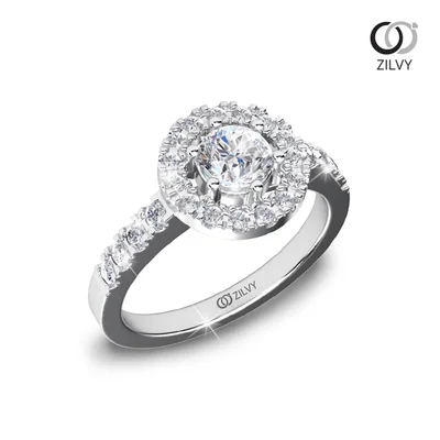 แหวนเพชรผู้หญิง รุ่น GR745 - มุมเปอร์สเปกทีฟ