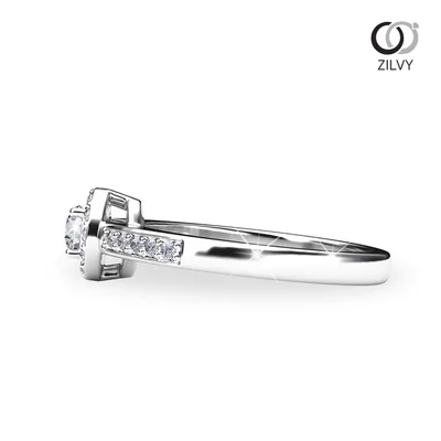 แหวนเพชรผู้หญิง รุ่น GR753 - มุมข้าง