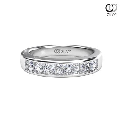 แหวนเพชรผู้หญิง รุ่น GR755 - มุมบน