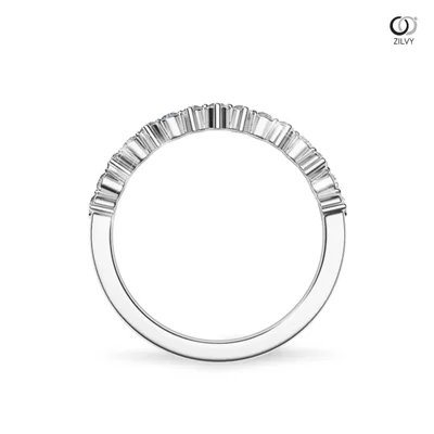 แหวนเพชรผู้หญิง รุ่น GR757 - มุมหน้า