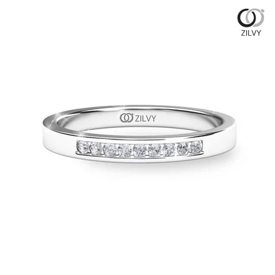 แหวนเพชรผู้หญิง รุ่น GR764 - มุมบน