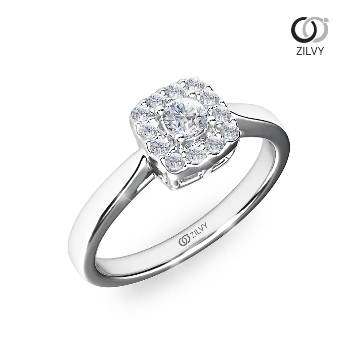 แหวนเพชร Bianca Halo