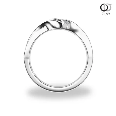 แหวนเพชรผู้หญิง รุ่น GR782 - มุมหน้า