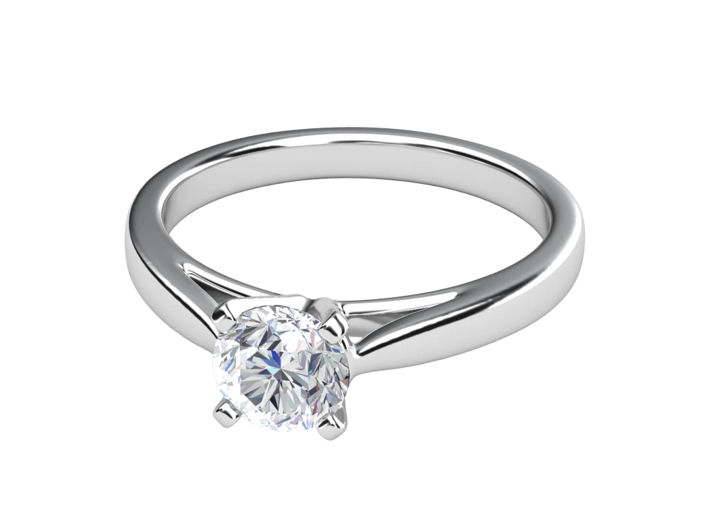 แหวนเพชร Fleur Solitaire