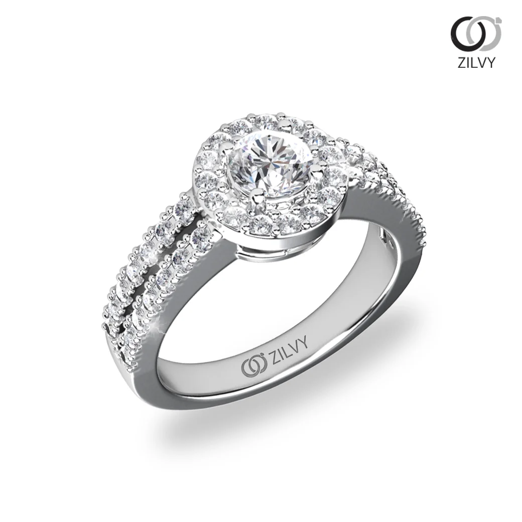 แหวนเพชร Simone Halo