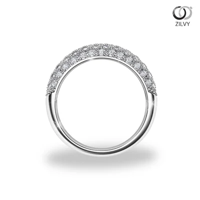 แหวนเพชรผู้หญิง รุ่น GR793 - มุมหน้า