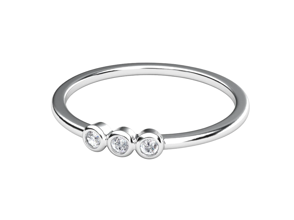 แหวนเพชร Yvette Trinity