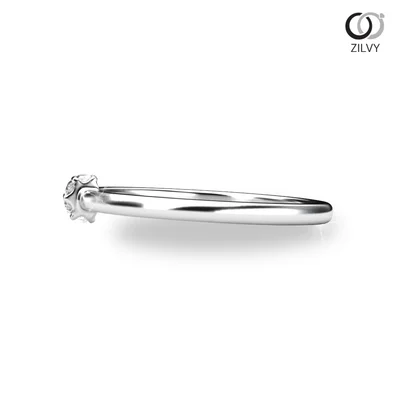 แหวนเพชรผู้หญิง รุ่น GR808 - มุมข้าง