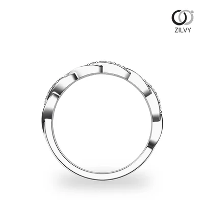 แหวนเพชรผู้หญิง รุ่น GR809 - มุมหน้า