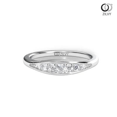 แหวนเพชรผู้หญิง รุ่น GR816 - มุมบน