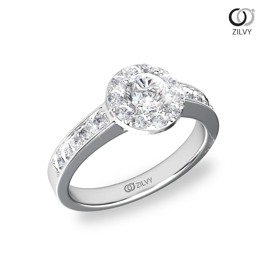 แหวนเพชร Isolde Halo