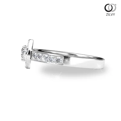 แหวนเพชรผู้หญิง รุ่น GR819 - มุมข้าง