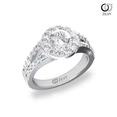 แหวนเพชรผู้หญิง รุ่น GR823 - ภาพเต็ม