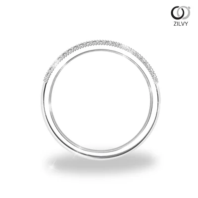 แหวนเพชรผู้หญิง รุ่น GR824 - มุมหน้า