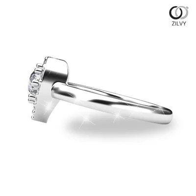 แหวนเพชรผู้หญิง รุ่น GR826 - มุมข้าง