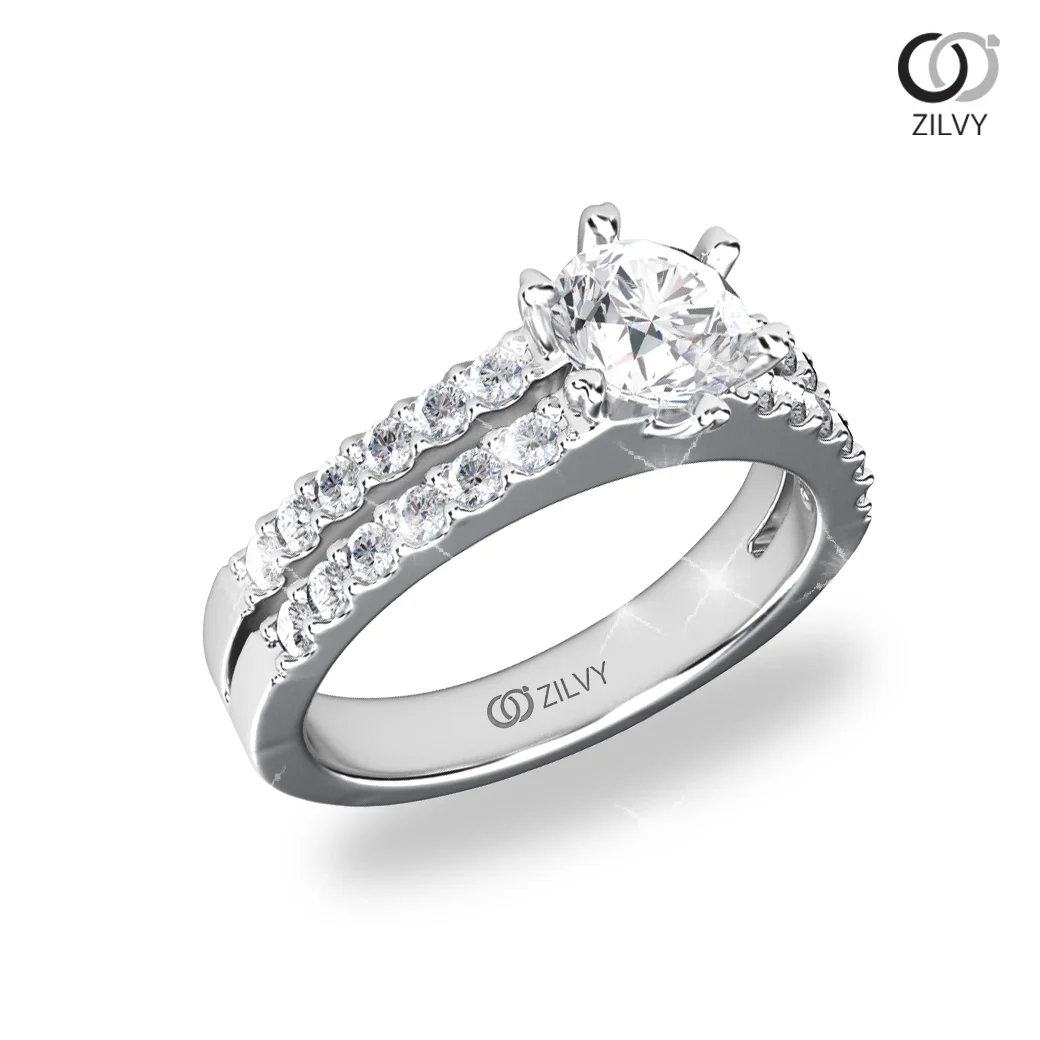 แหวนเพชร Stella Split