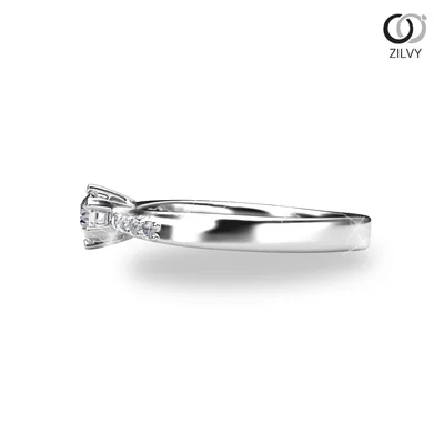 แหวนเพชรผู้หญิง รุ่น GR830 - มุมข้าง