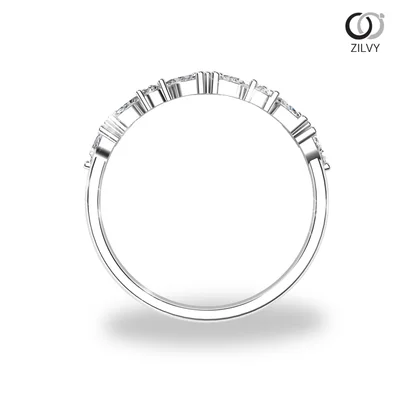 แหวนเพชรผู้หญิง รุ่น GR846 - มุมหน้า