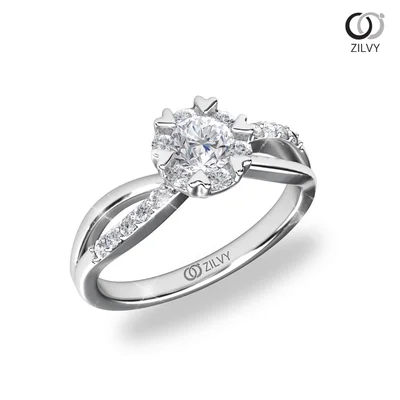 แหวนเพชรผู้หญิง รุ่น GR851 - มุมเปอร์สเปกทีฟ