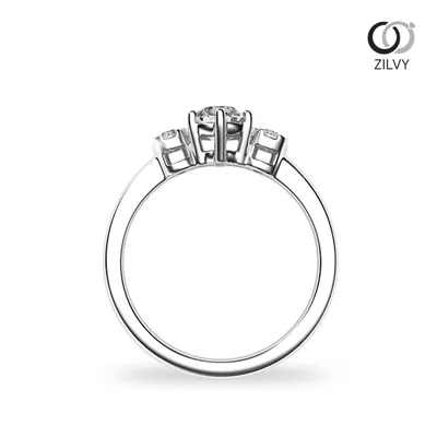 แหวนเพชรผู้หญิง รุ่น GR852 - มุมหน้า