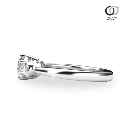 แหวนเพชรผู้หญิง รุ่น GR852 - มุมข้าง