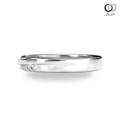 แหวนเพชรผู้หญิง รุ่น GR854 - มุมข้าง