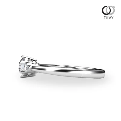 แหวนเพชรผู้หญิง รุ่น GR857 - มุมข้าง