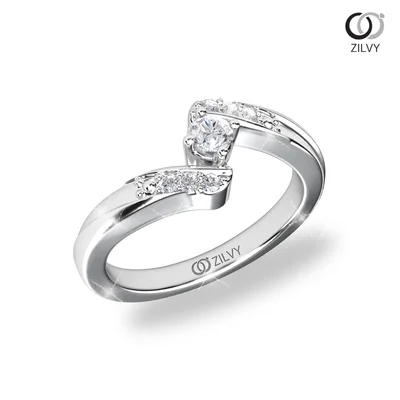 แหวนเพชรผู้หญิง รุ่น GR862 - มุมเปอร์สเปกทีฟ