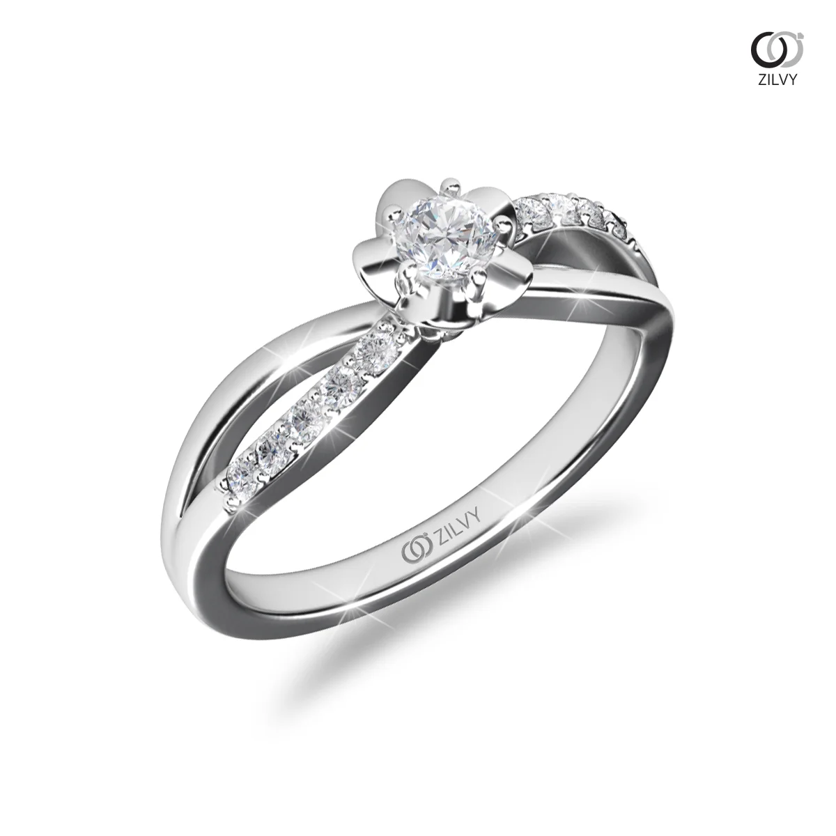 แหวนเพชร Selene Duo